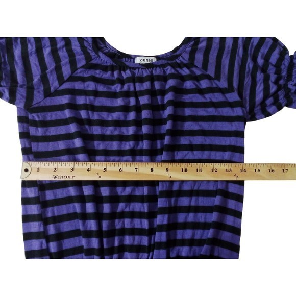 Girls Two-piece Bundle Dressy Top / Romper Size 10-12 Tye Dye /Stripes - Picture 8 of 13